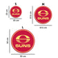 Gold Coast Suns FC Logo - Wooden Puzzle