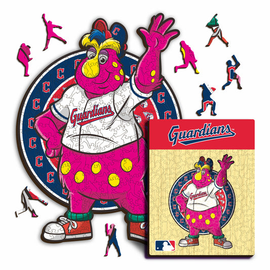 Cleveland Guardians™ Mascot - Wooden Puzzle