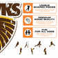 Logotipo do Hawthorn Hawks FC - Quebra-cabeça de madeira 