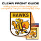 Hawthorn Hawks FC Retro Mascot - Wooden Puzzle