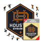 Logotipo do Houston Dynamo® - Quebra-cabeça de madeira 