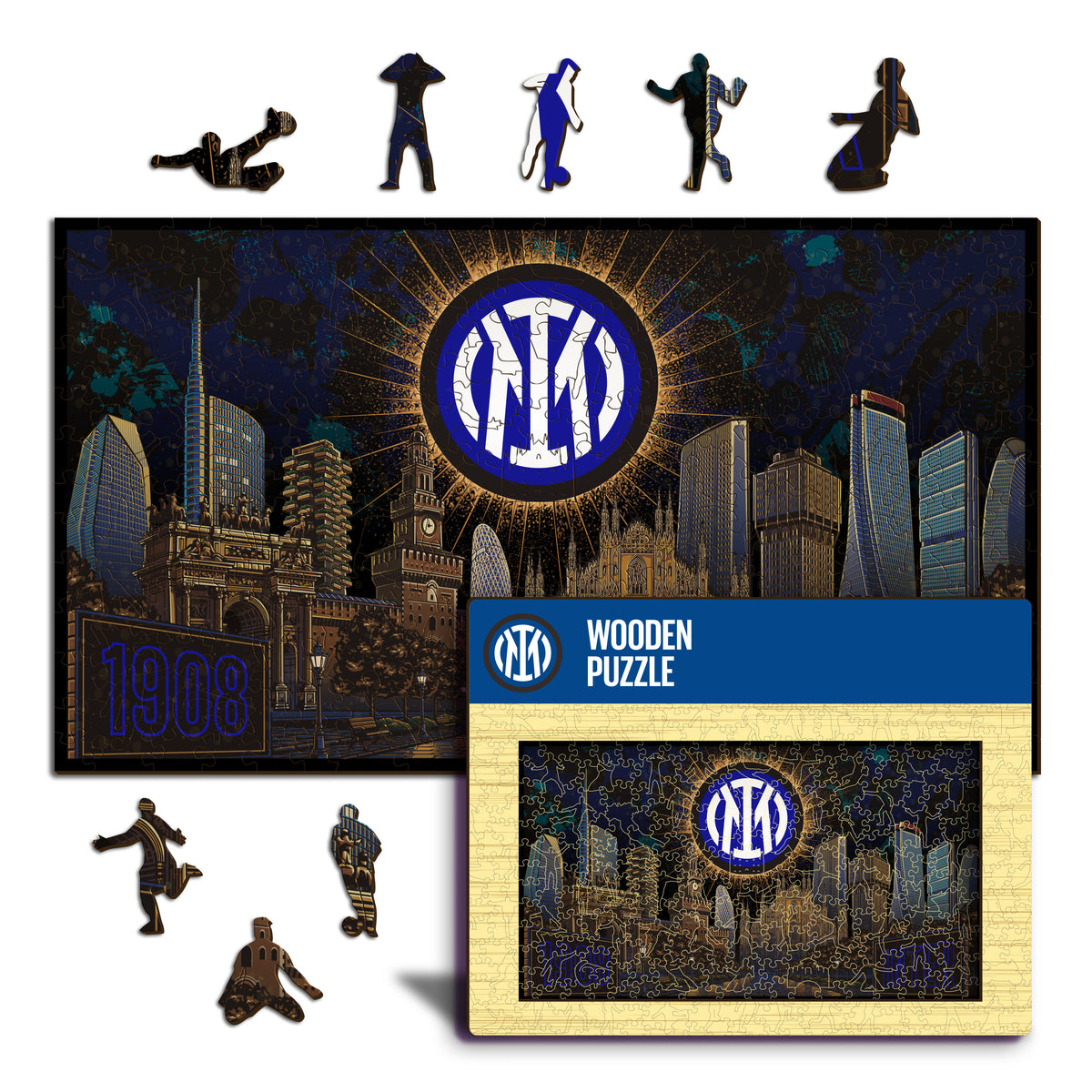 FC Inter® Skyline Wooden Puzzle