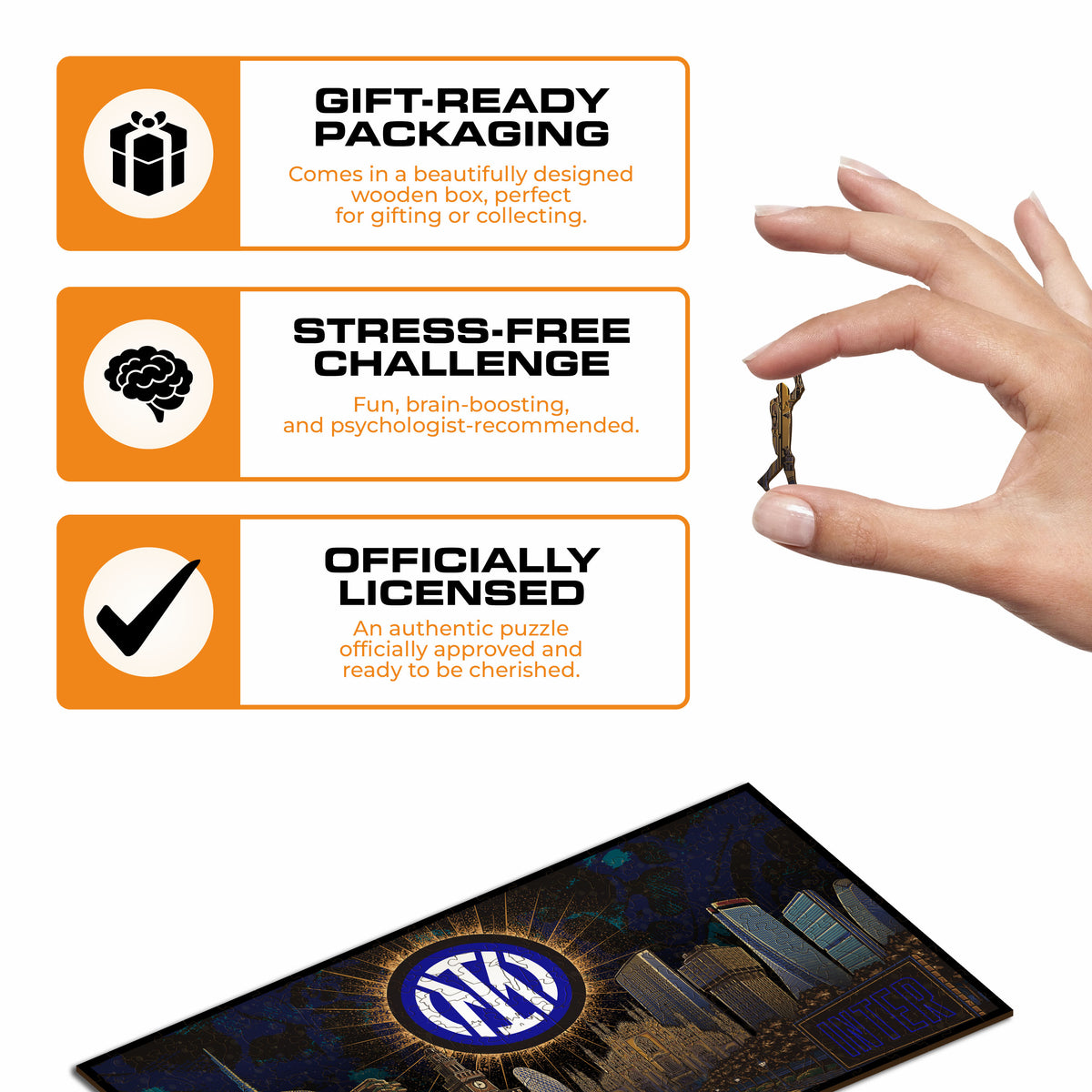 FC Inter® Skyline Wooden Puzzle