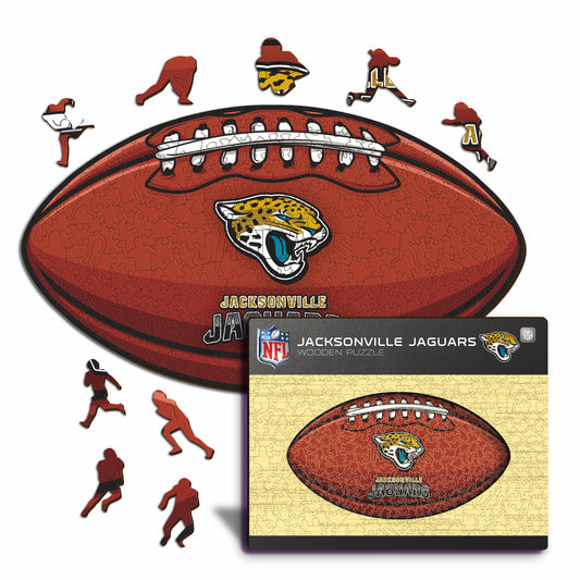 Jacksonville Jaguars™ Futebol Americano - Quebra-cabeça de Madeira 