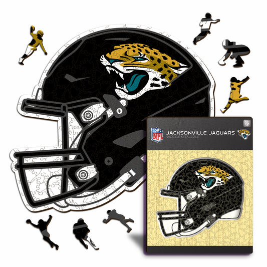 Capacete Jacksonville Jaguars™ - Quebra-cabeça de madeira 