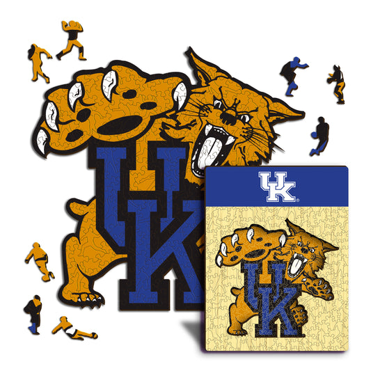 Kentucky Wildcats Mascot Wooden Puzzle