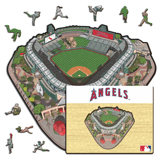 Los Angeles Angels™ Angel Stadium of Anaheim - Wooden Puzzle