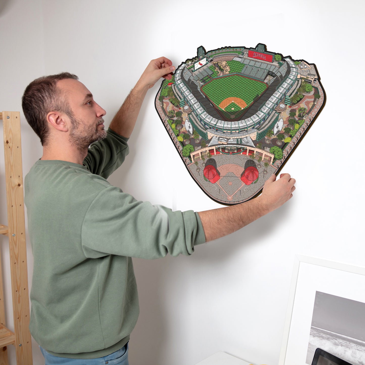 Los Angeles Angels™ Angel Stadium of Anaheim - Wooden Puzzle