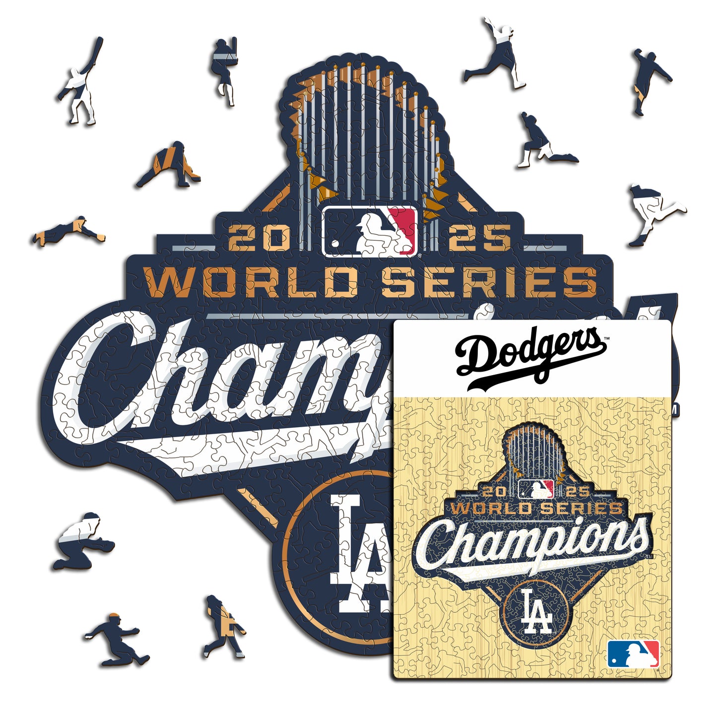 Los Angeles Dodgers™ 2025 World Series - Wooden Puzzle