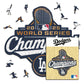 Pacote com 2 logotipos do Los Angeles Dodgers™ + World Series 2024 