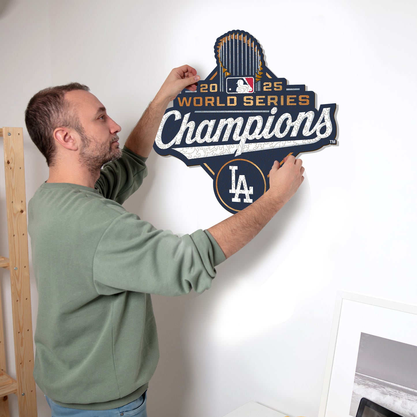 Los Angeles Dodgers™ 2025 World Series - Wooden Puzzle