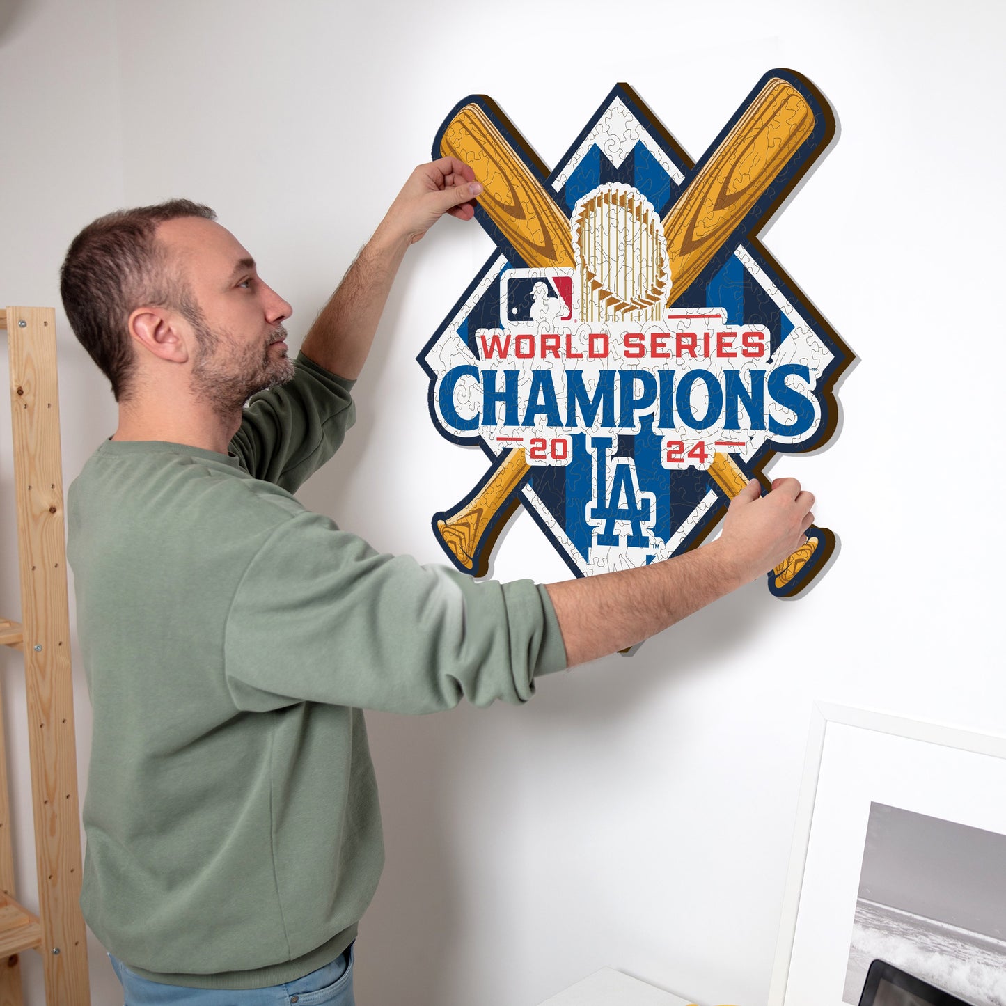 Los Angeles Dodgers™ 2024 World Series - Wooden Puzzle