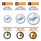 Pacote com 2 logotipos do Los Angeles Dodgers™ + World Series 2024 