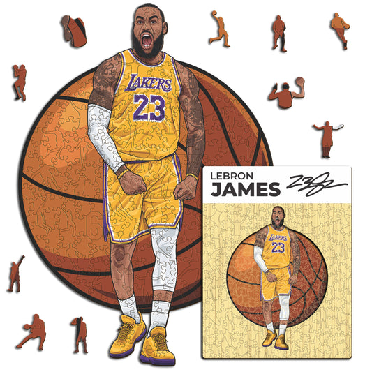 LeBron James - Wooden Puzzle