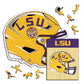 Louisiana State University Helmet - Wooden Puzzle