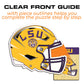 Louisiana State University Helmet - Wooden Puzzle