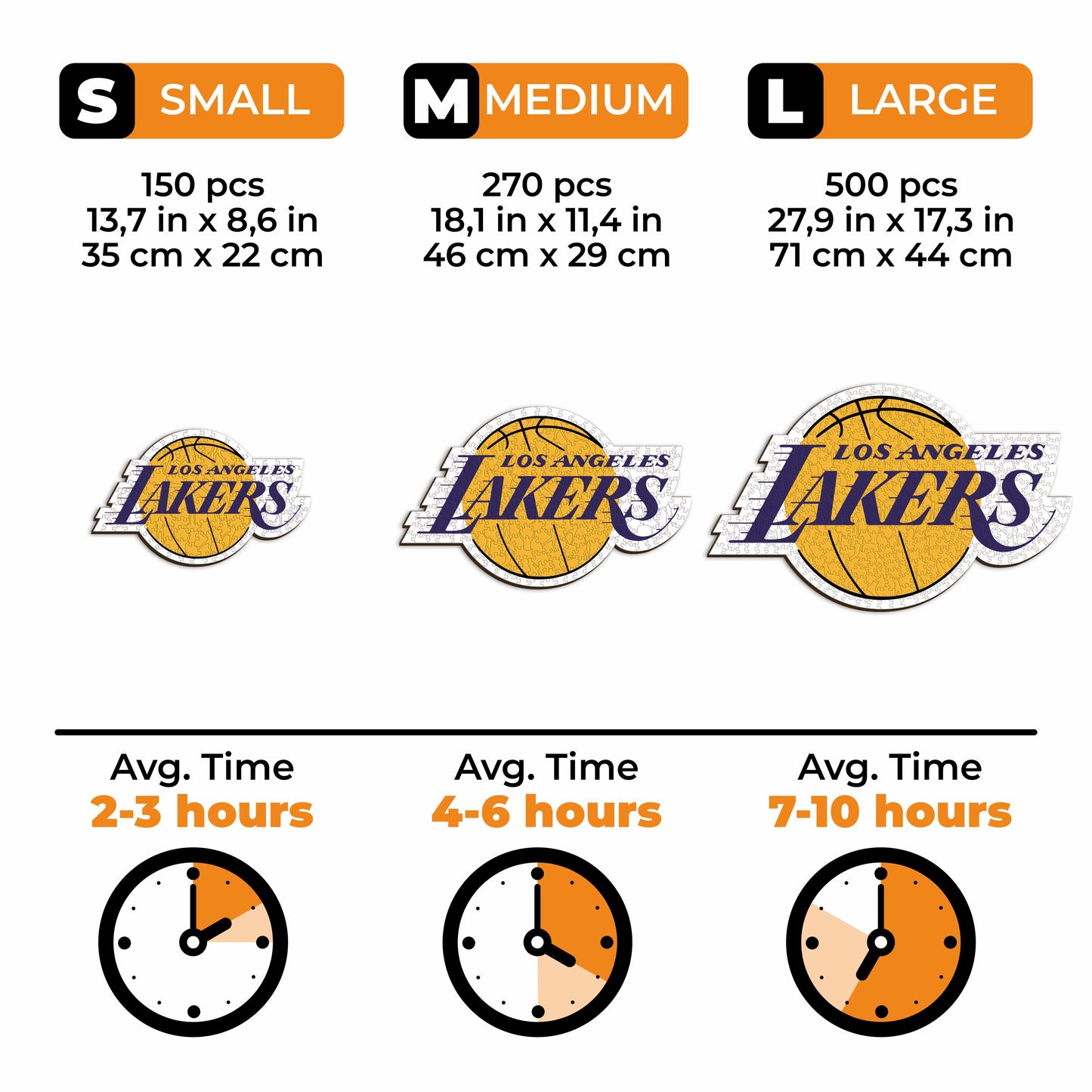 Los Angeles Lakers™ - Wooden Puzzle