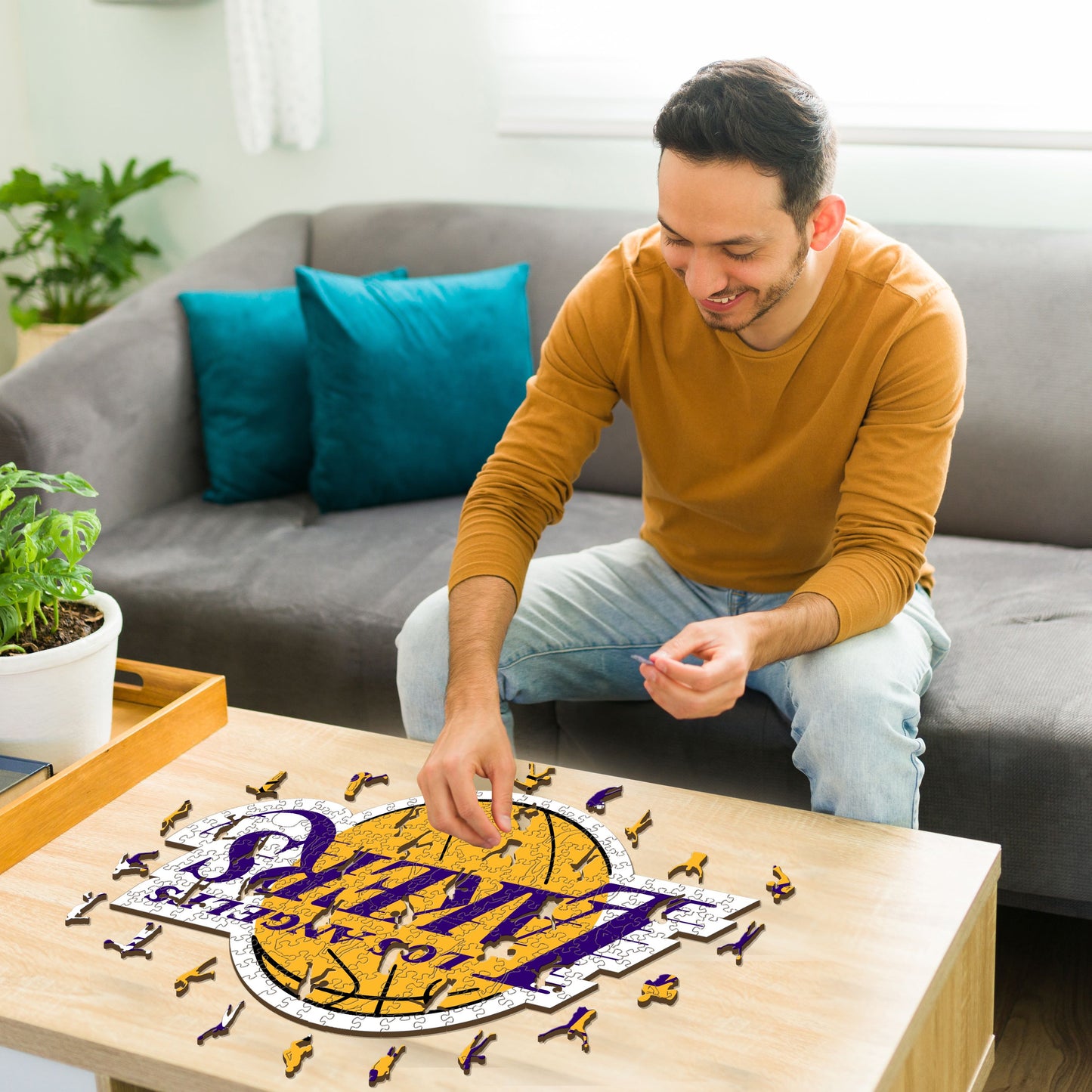 Los Angeles Lakers™ - Wooden Puzzle