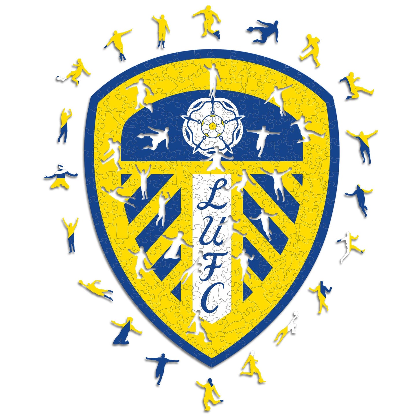 Leeds United FC® Logo - Wooden Puzzle