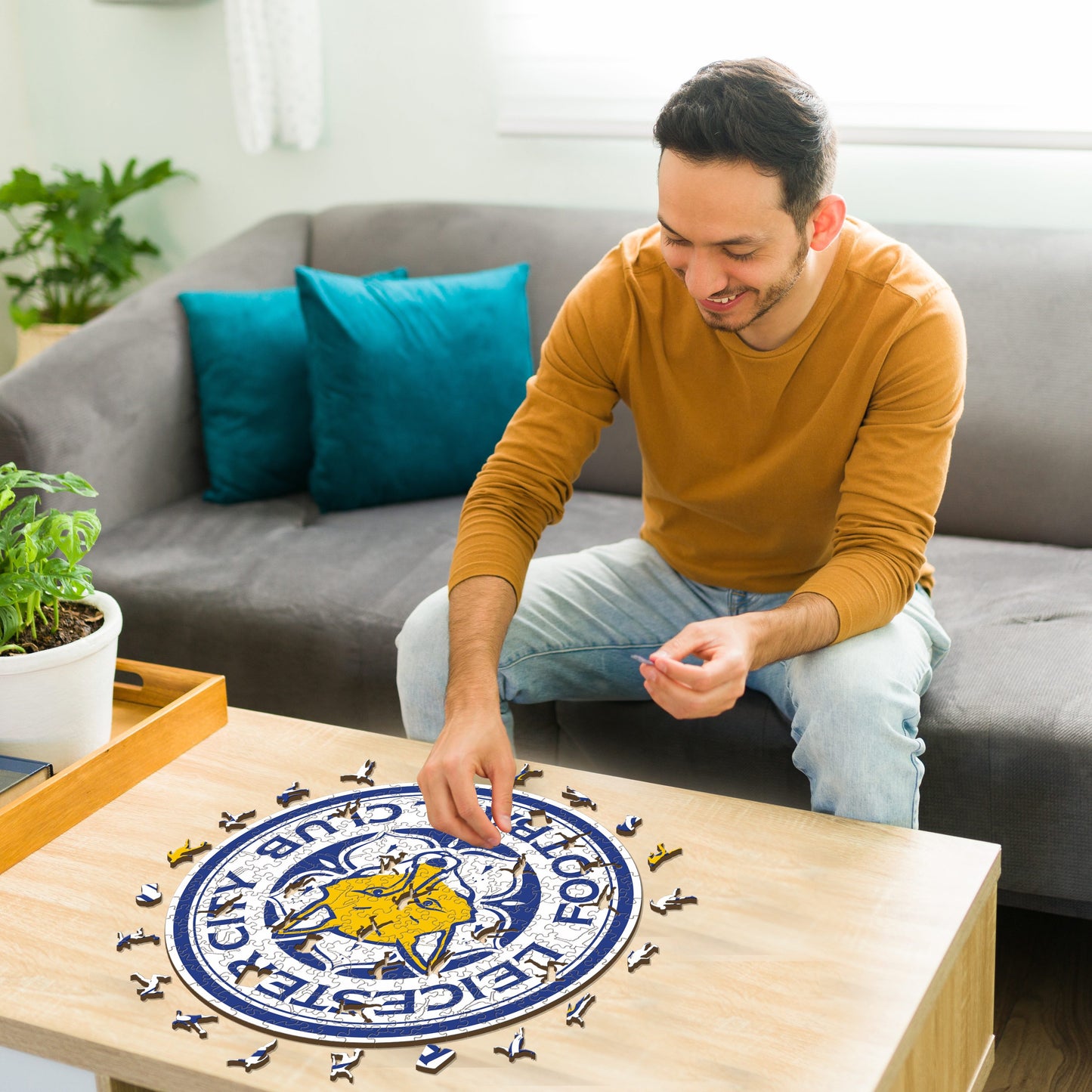 Leicester City FC® Logo - Wooden Puzzle