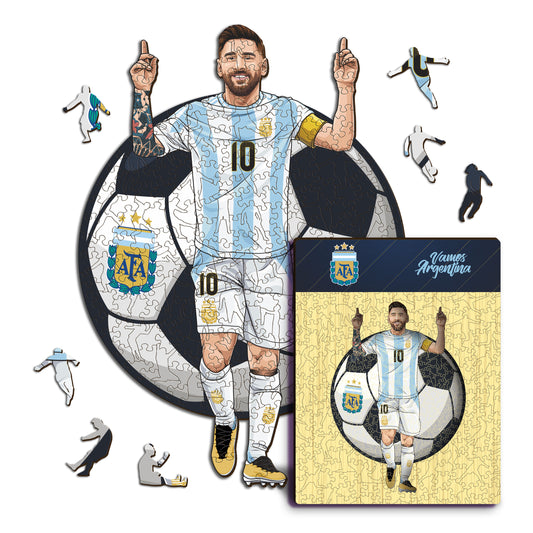 Lionel Messi - Wooden Puzzle