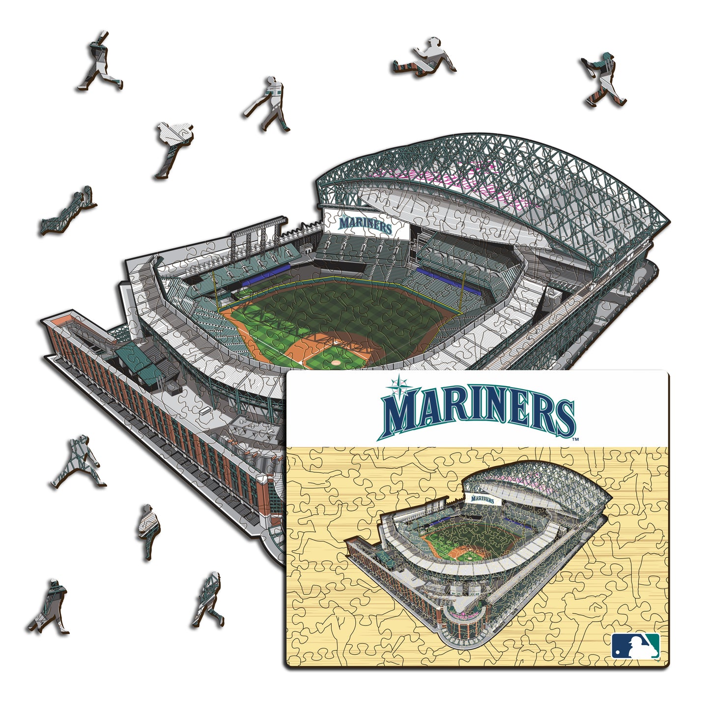 Seattle Mariners™ T-Mobile Park - Wooden Puzzle