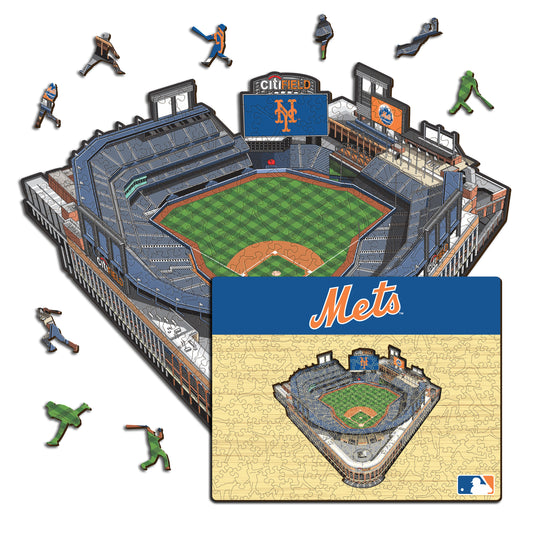 New York Mets™ Citi Field Stadium - Wooden Puzzle