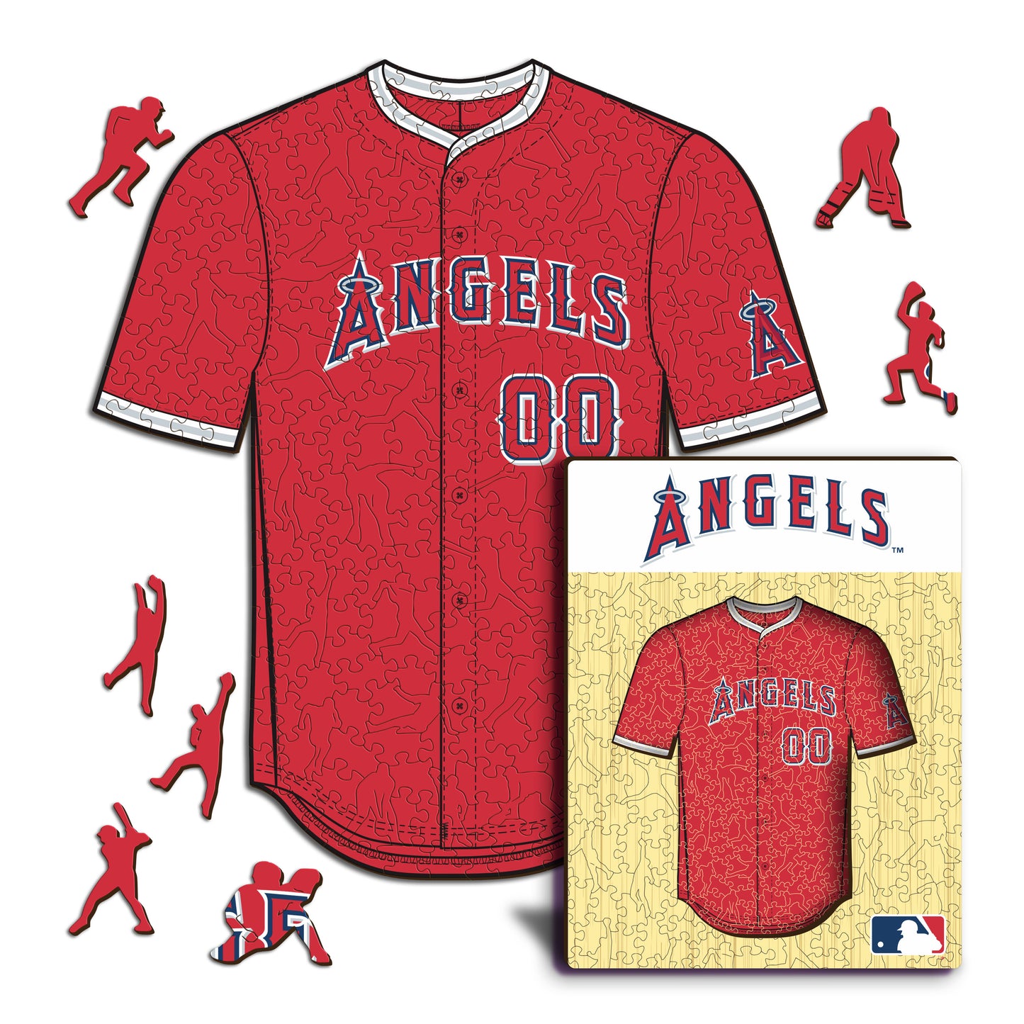 Los Angeles Angels™ Jersey Wooden Puzzle