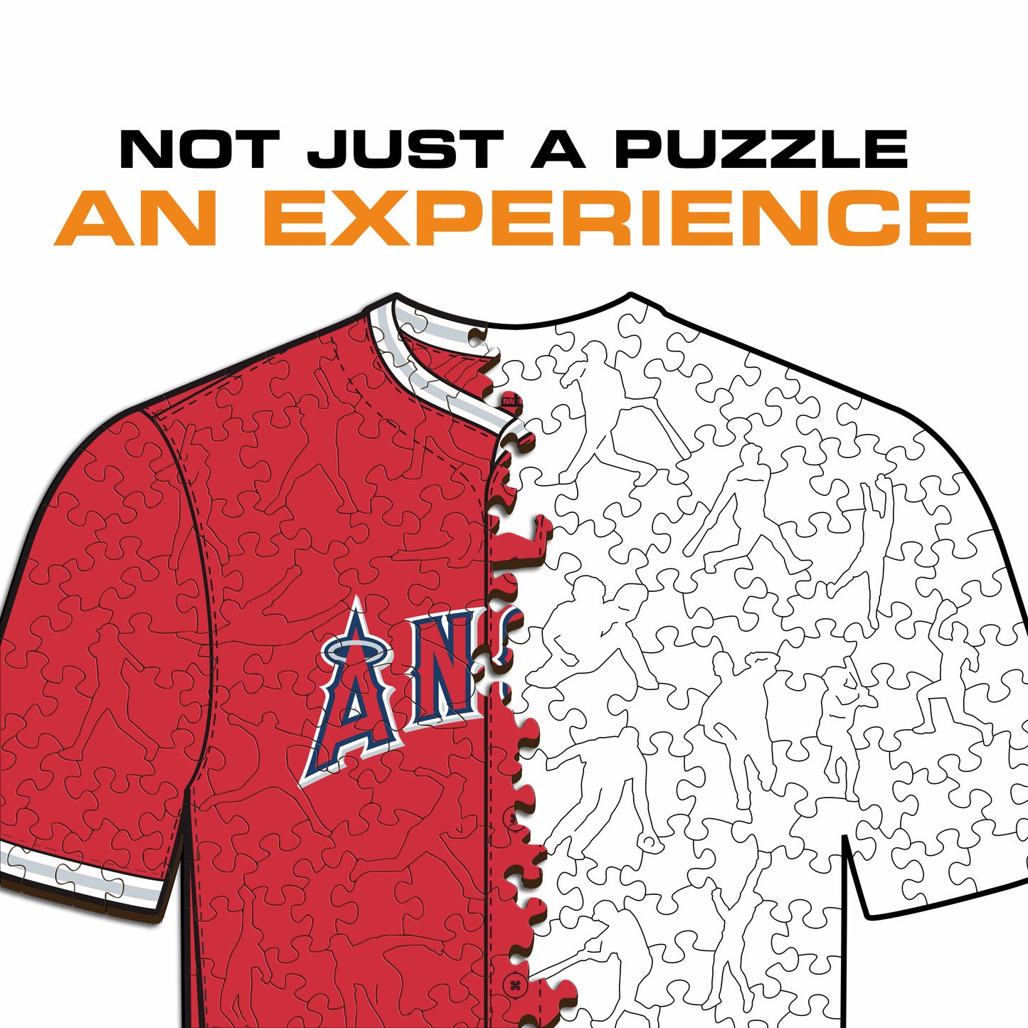 Los Angeles Angels™ Jersey Wooden Puzzle