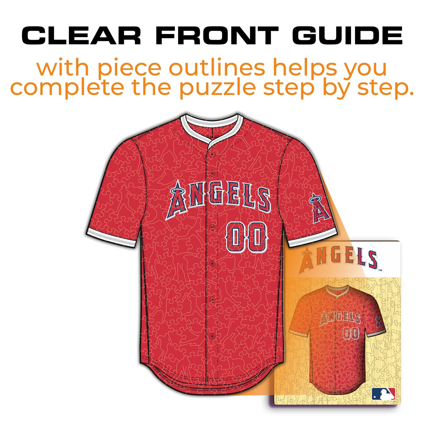 Los Angeles Angels™ Jersey Wooden Puzzle
