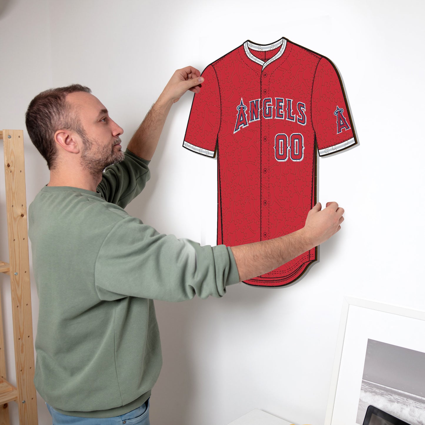 Los Angeles Angels™ Jersey Wooden Puzzle