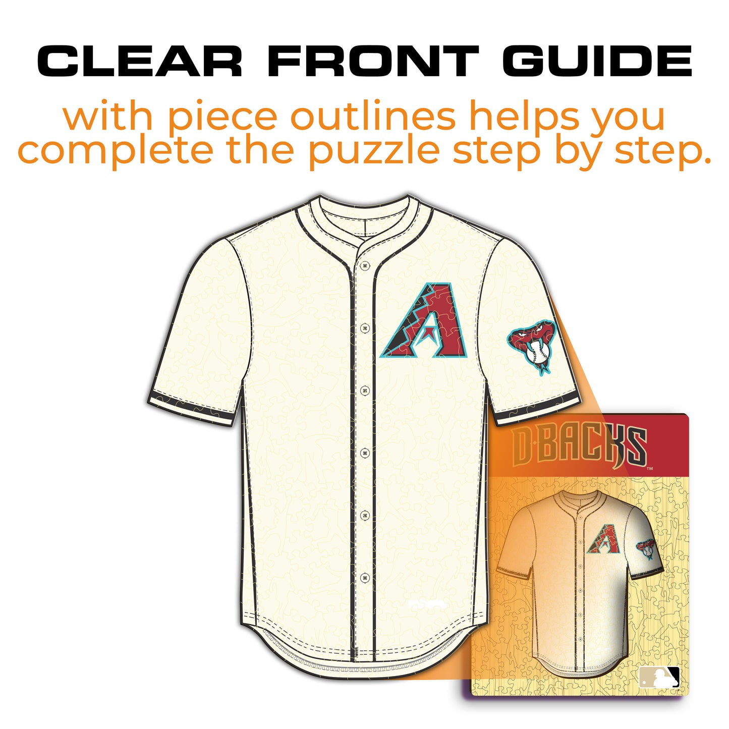 Arizona Diamondbacks™ Jersey Wooden Puzzle