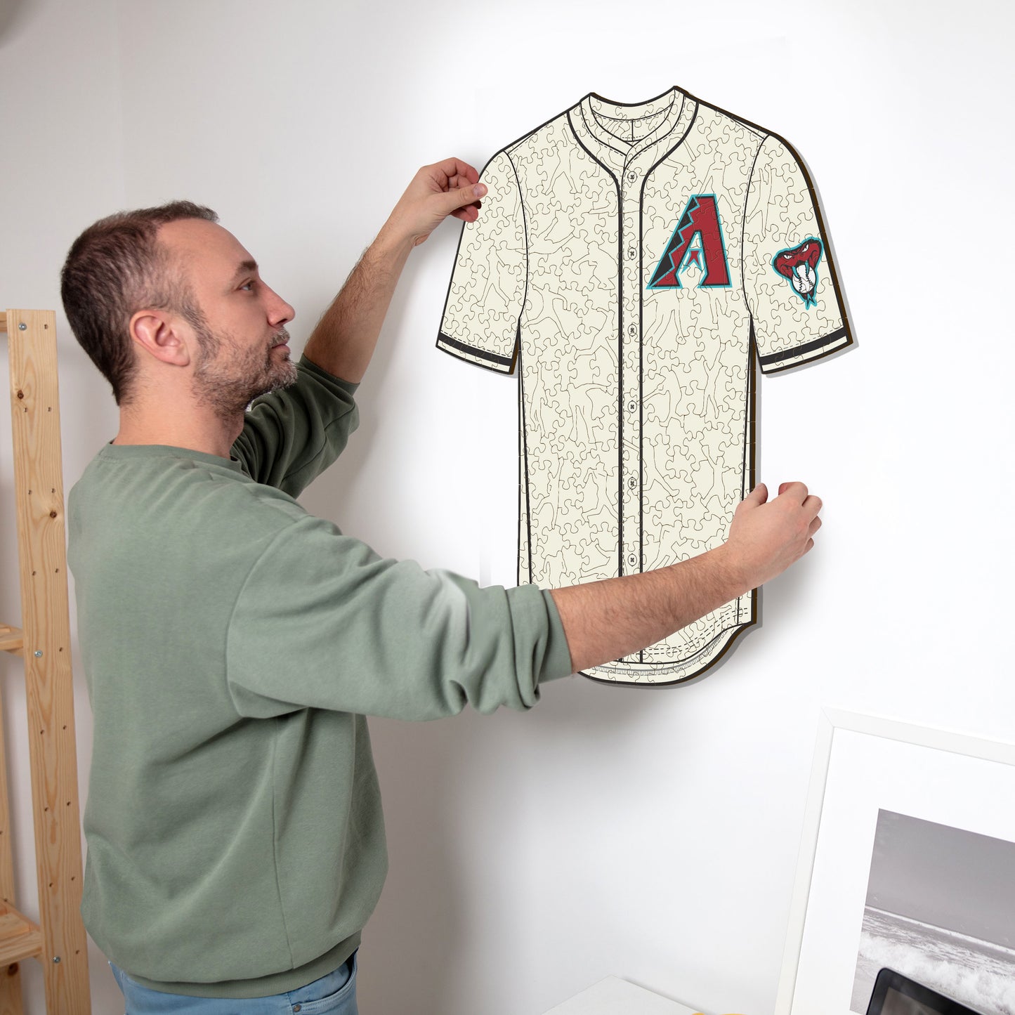 Arizona Diamondbacks™ Jersey Wooden Puzzle