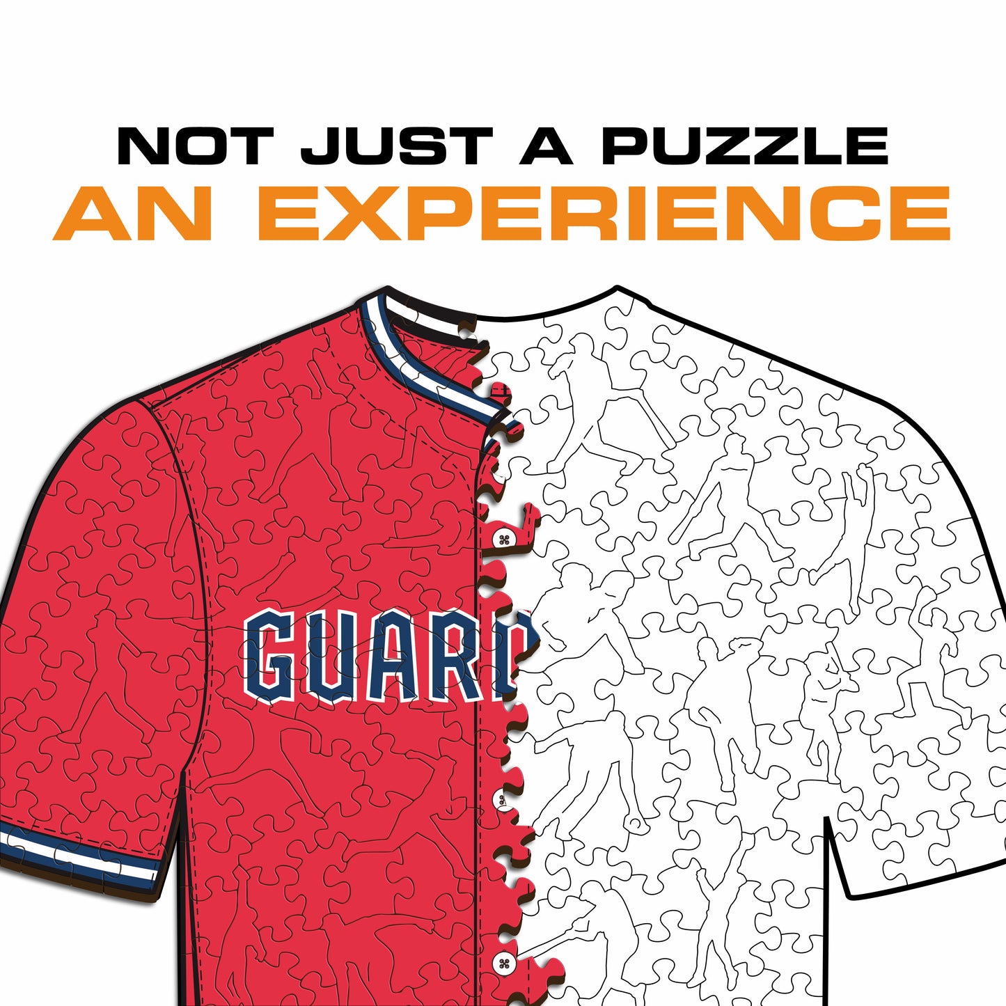 Cleveland Guardians™ - Quebra-cabeça de madeira 