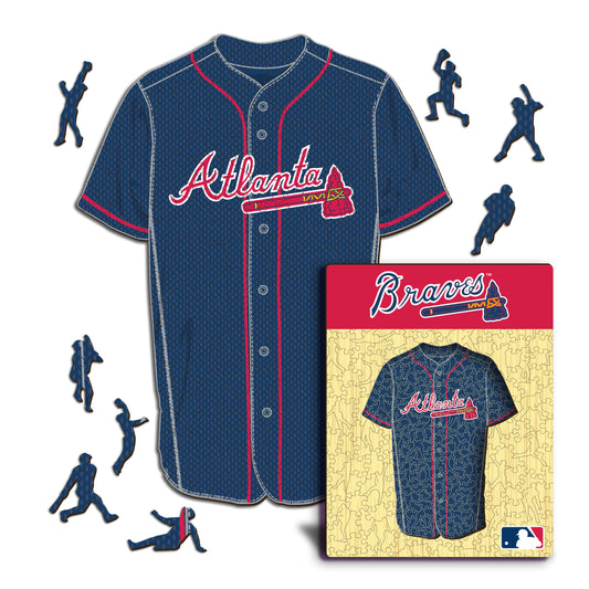 Atlanta Braves™ Jersey Wooden Puzzle