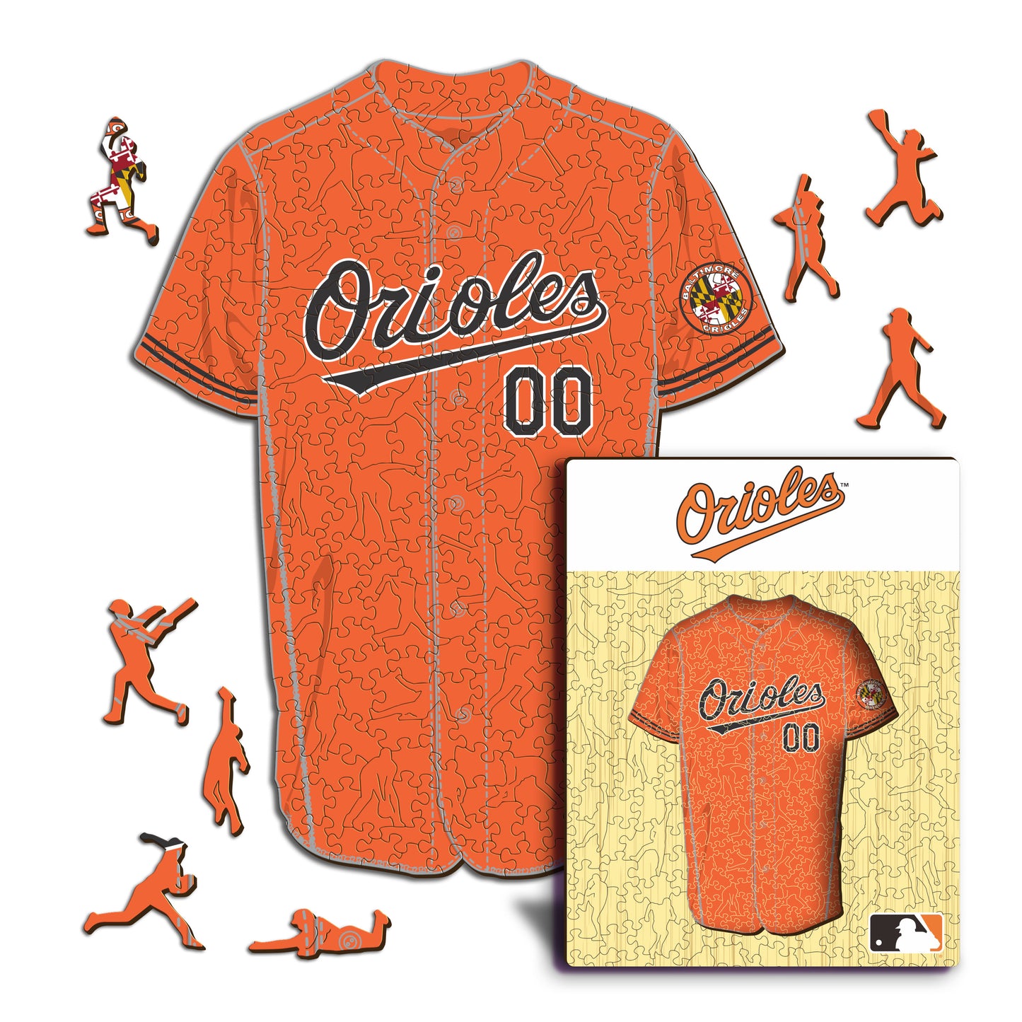 Baltimore Orioles™ Jersey Wooden Puzzle