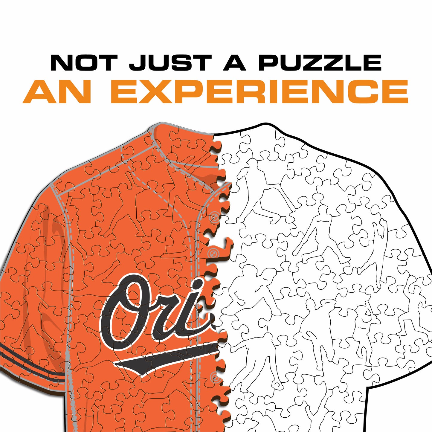 Baltimore Orioles™ Jersey Wooden Puzzle