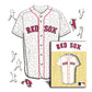 Boston Red Sox™ Jersey Wooden Puzzle