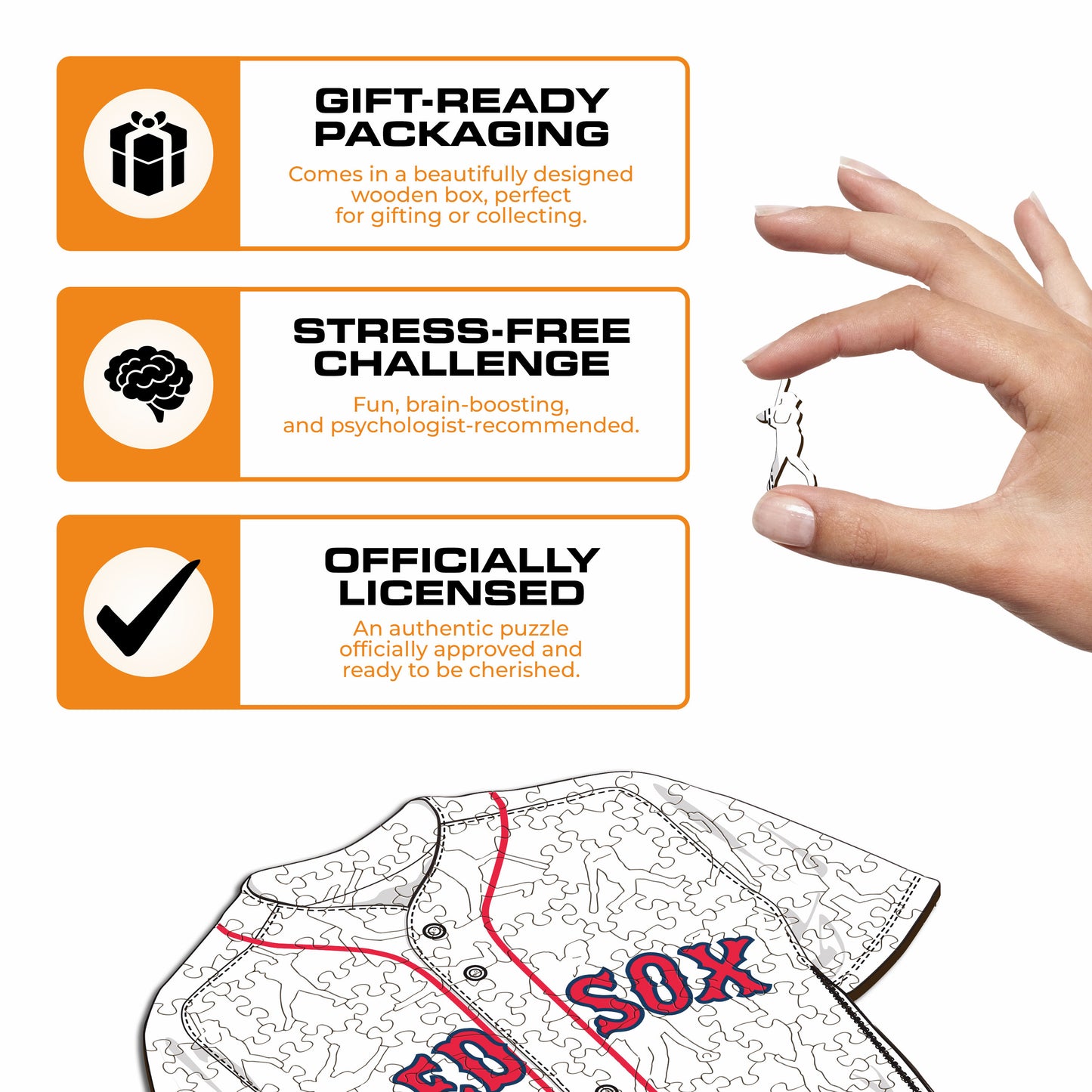 Boston Red Sox™ Jersey Wooden Puzzle