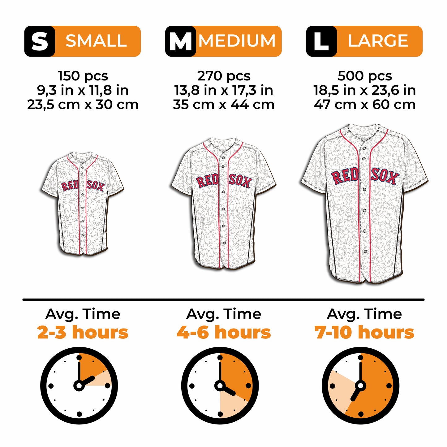 Boston Red Sox™ Jersey Wooden Puzzle