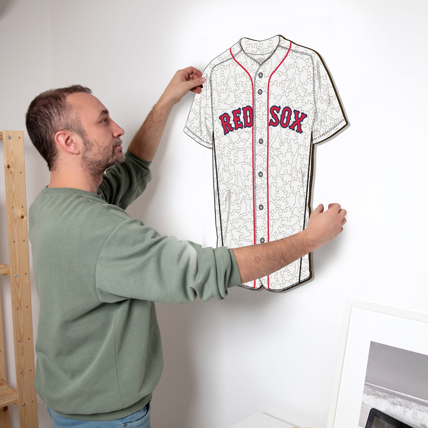 Boston Red Sox™ Jersey Wooden Puzzle