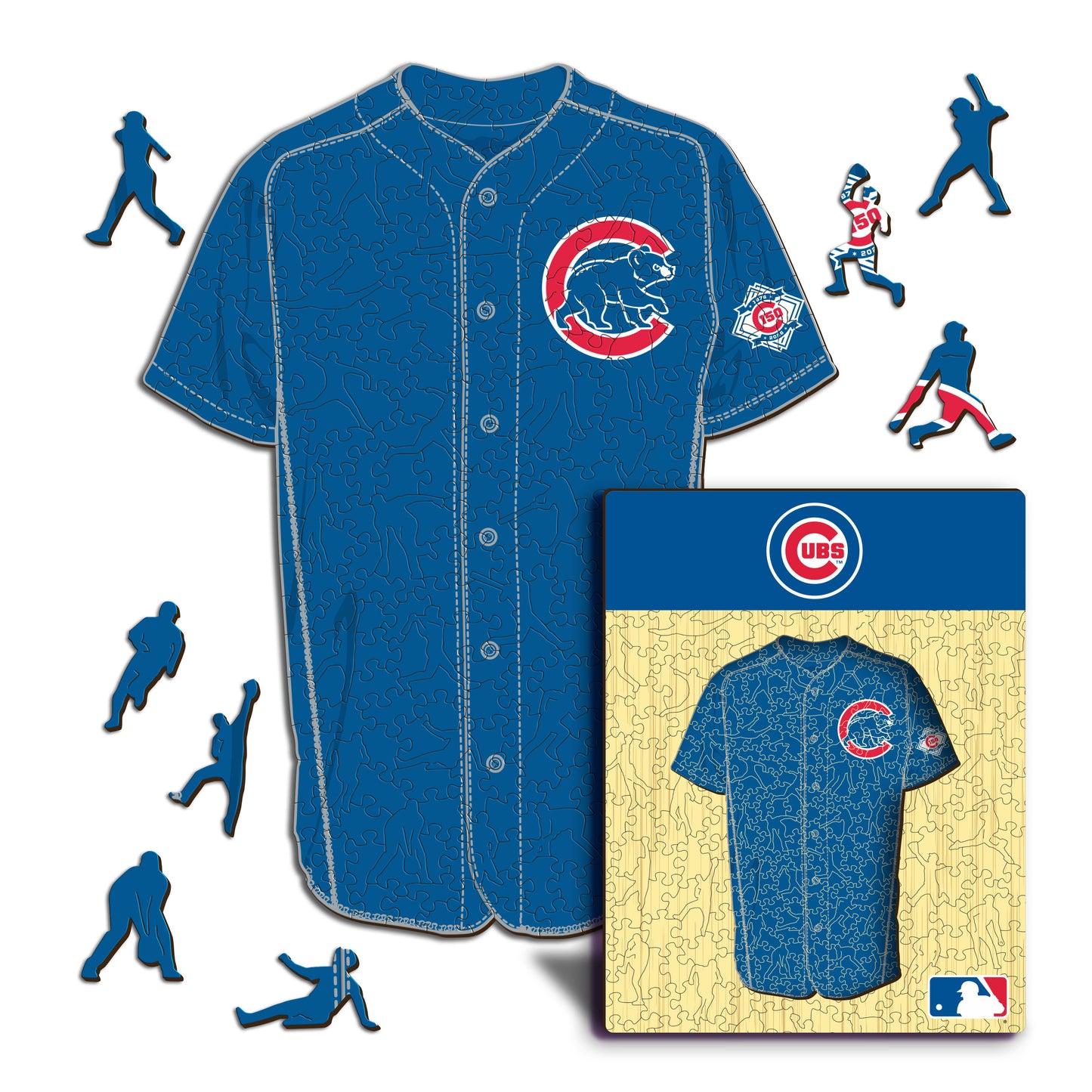 Chicago Cubs™ Jersey Wooden Puzzle
