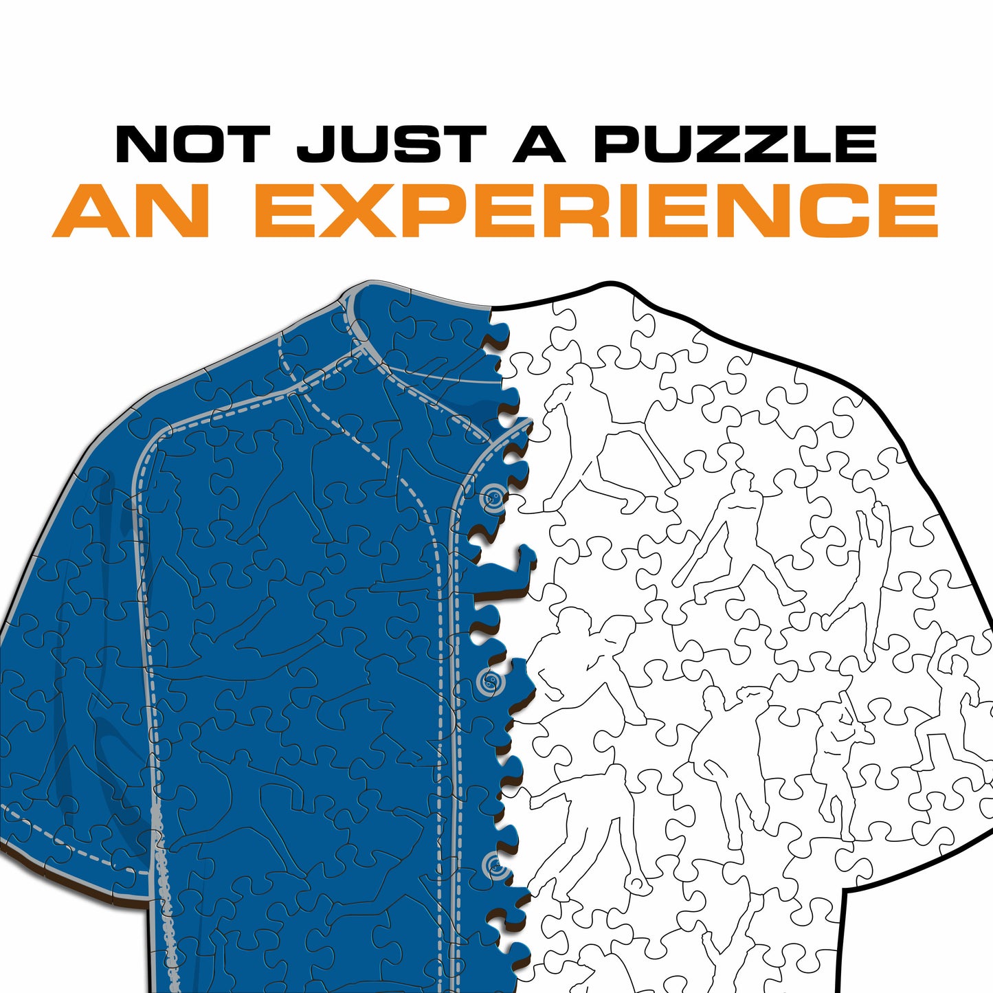 Chicago Cubs™ Jersey Wooden Puzzle