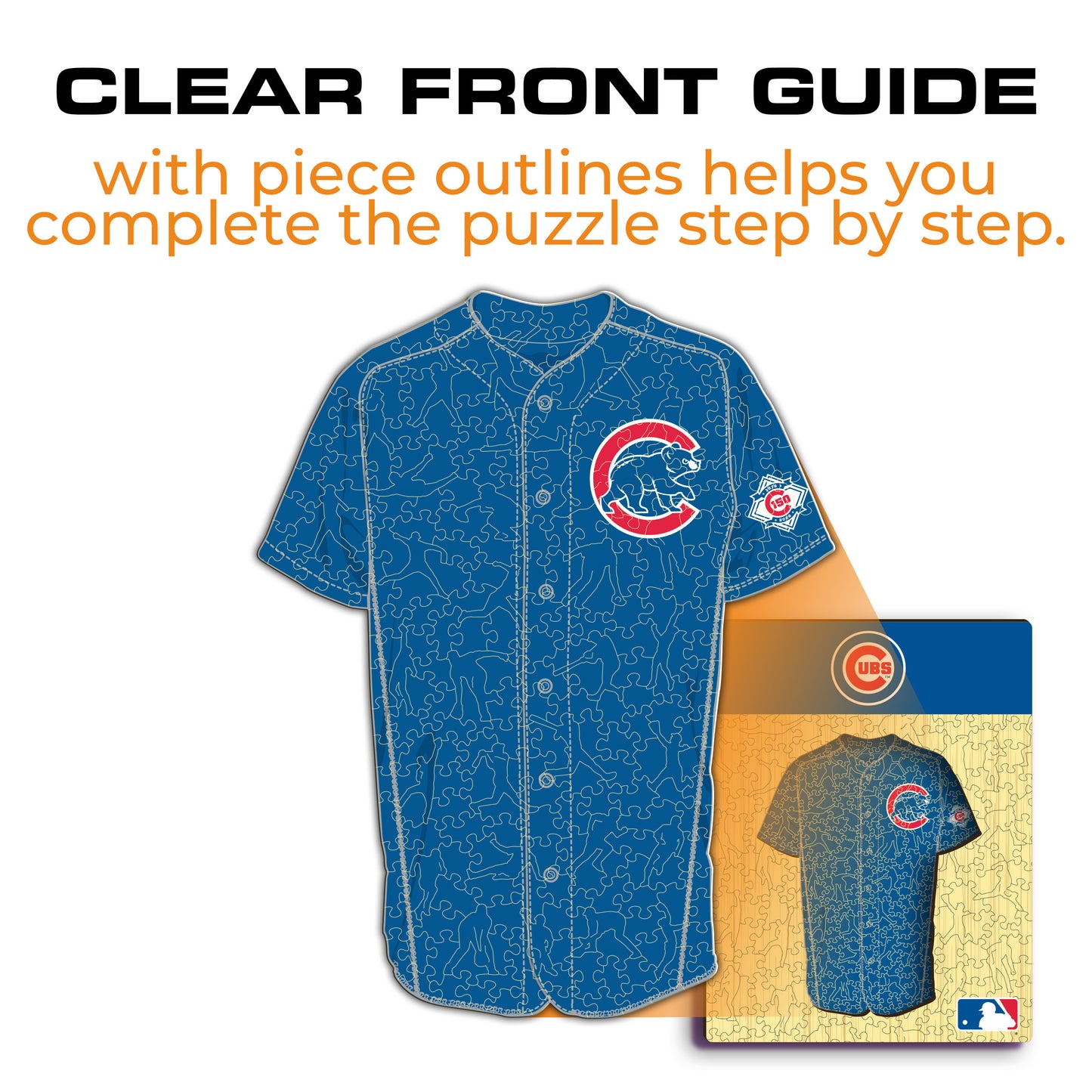Chicago Cubs™ Jersey Wooden Puzzle