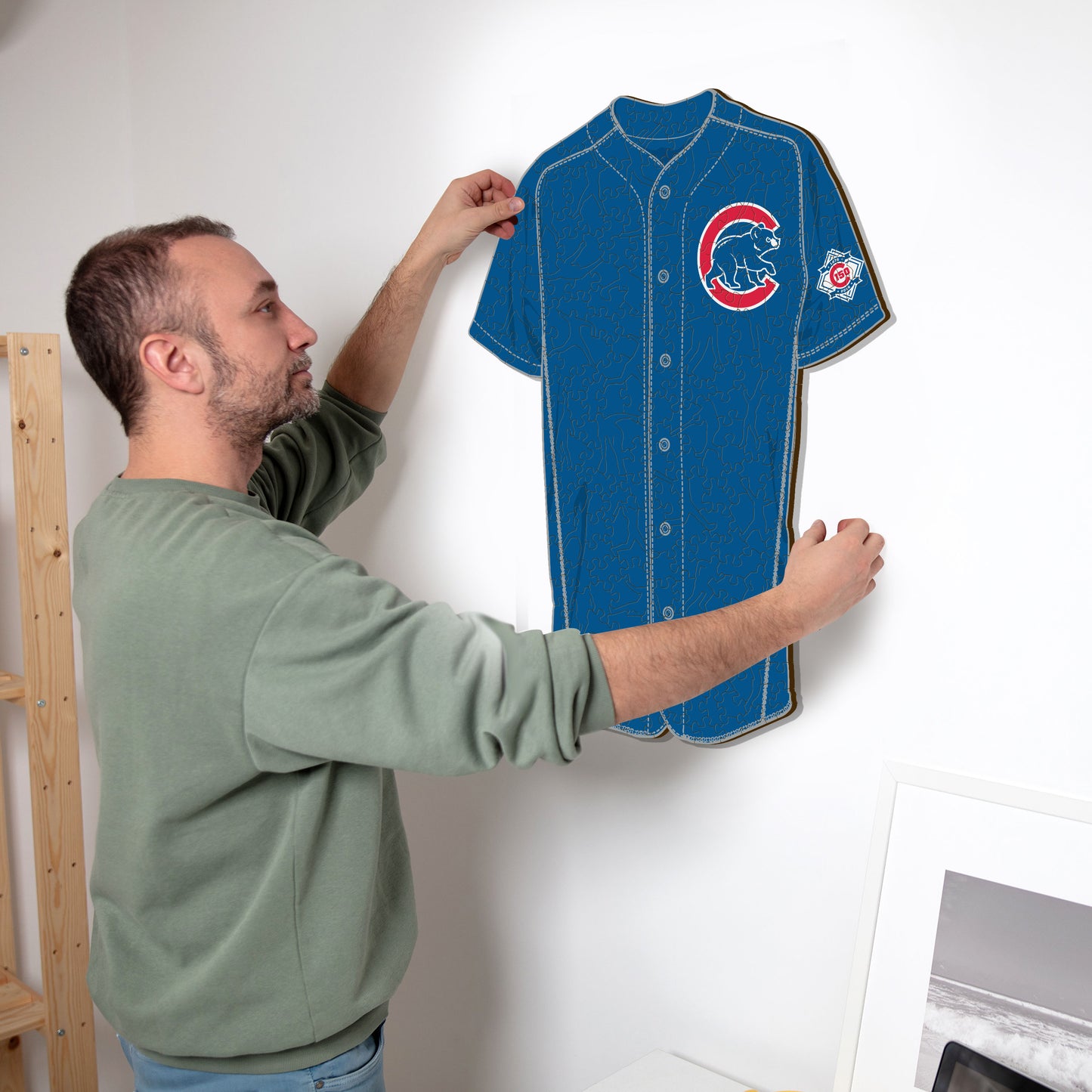 Chicago Cubs™ Jersey Wooden Puzzle