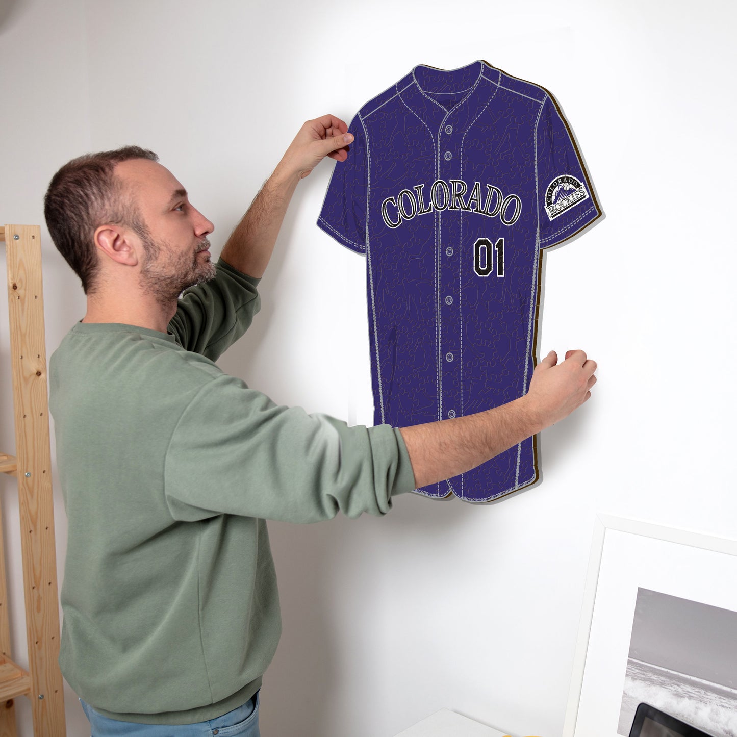 Colorado Rockies™ - Quebra-cabeça de madeira