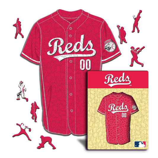 Cincinnati Reds™ Jersey Wooden Puzzle