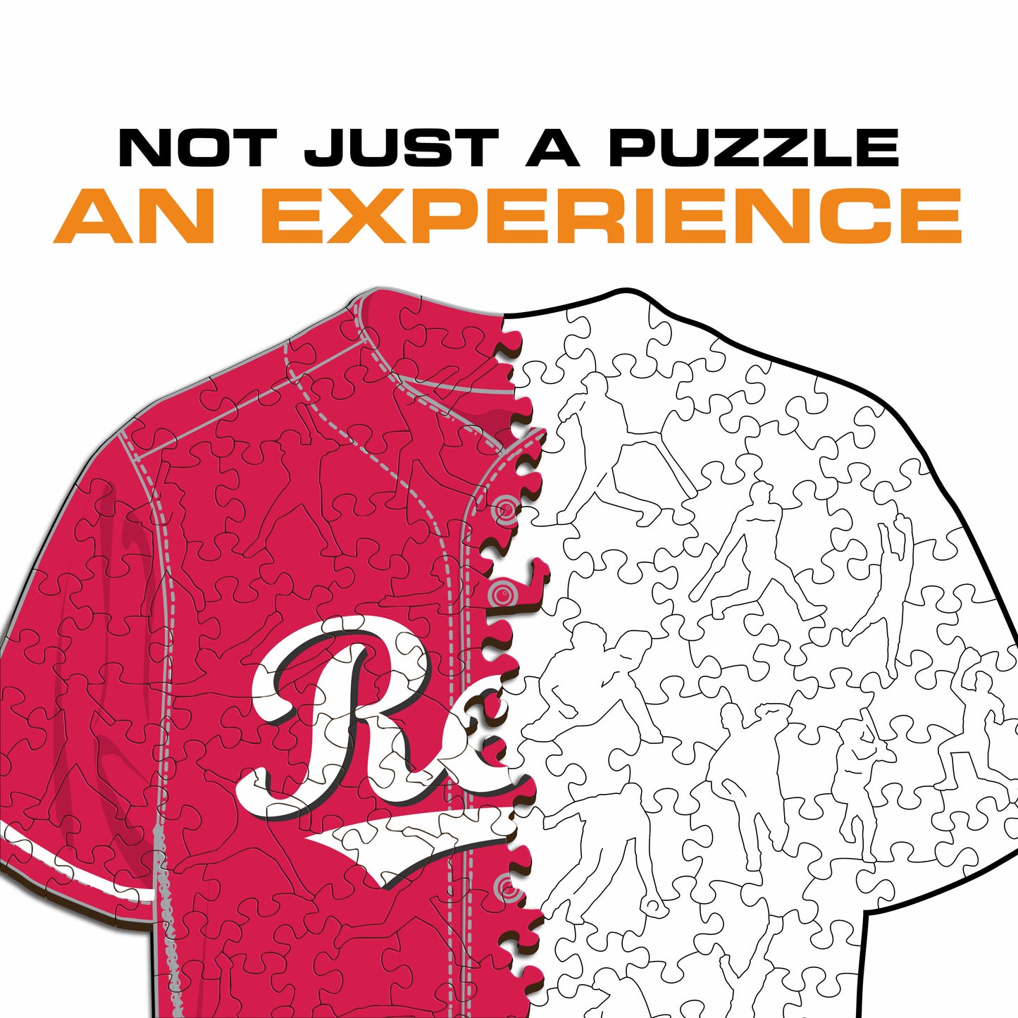 Cincinnati Reds™ Jersey Wooden Puzzle