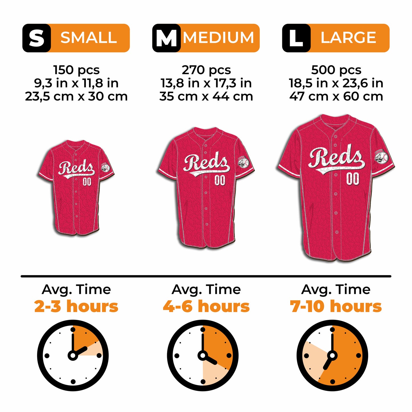 Cincinnati Reds™ Jersey Wooden Puzzle