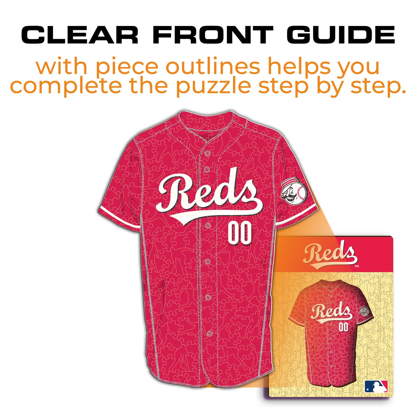 Cincinnati Reds™ Jersey Wooden Puzzle